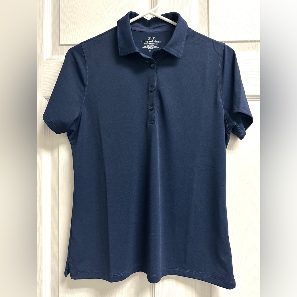 Vineyard Vines Performance Women's Blue Button Down Shirt